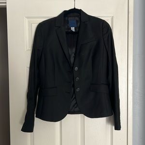 J. Crew Black Super 120’s wool suit jacket in 6 Tall
